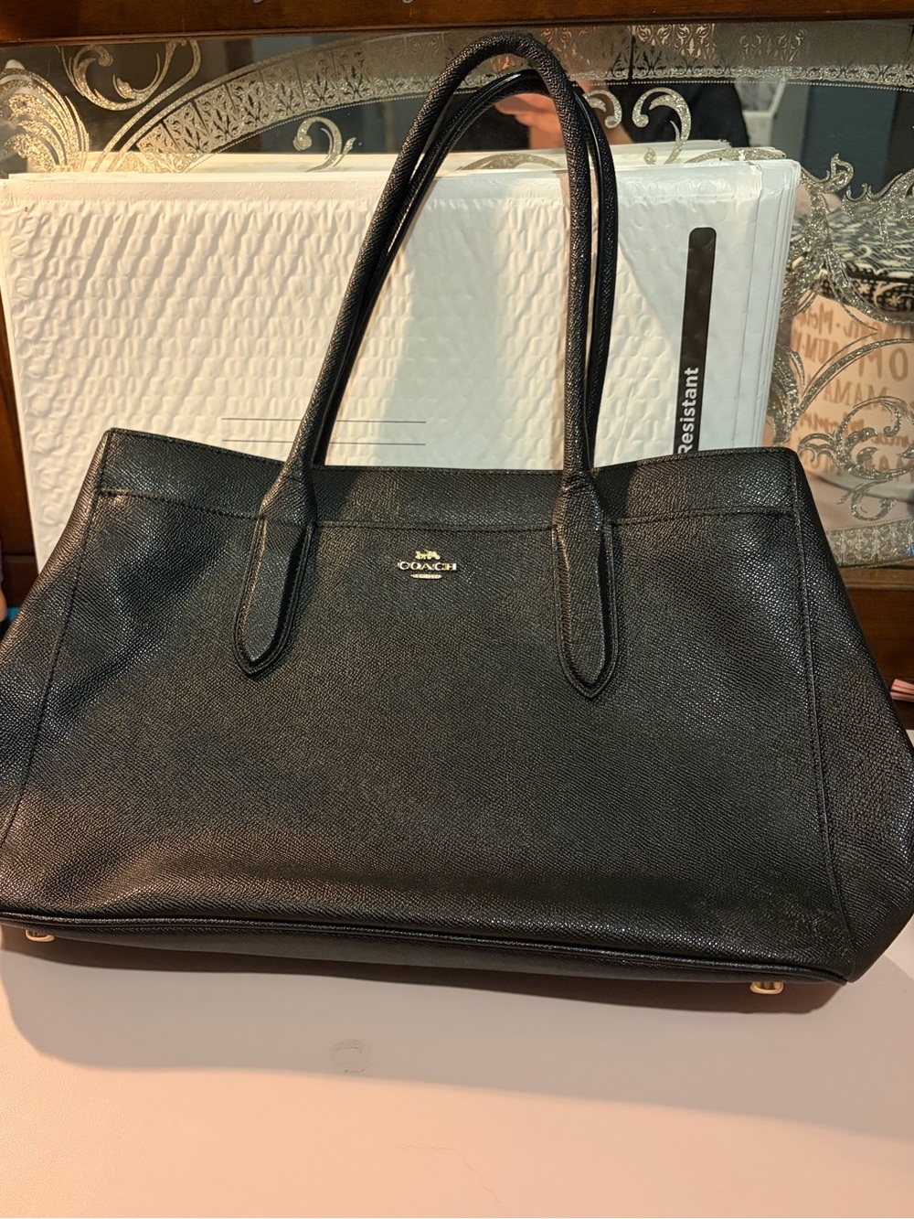Black coach bag